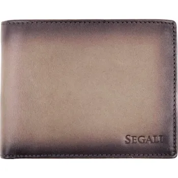 Peněženka Pánská kožená peněženka Segali 93883030 Grey Taupe