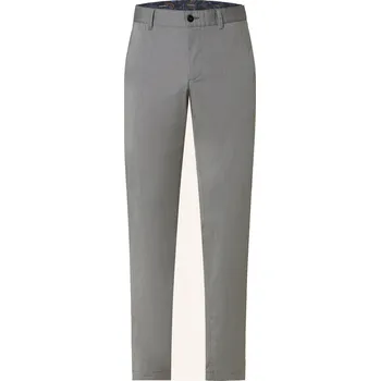 Pánské kalhoty Alberto Pánské Chino Kalhoty Lou Regular Fit, šedá, 35