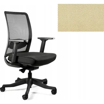 Kancelářská židle Unique otočná žlutá