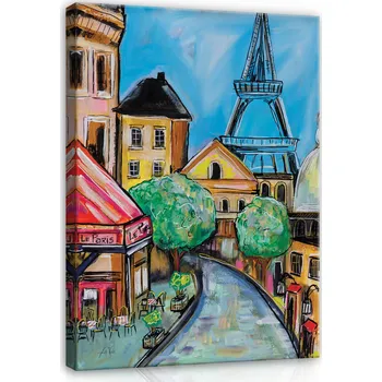 Obraz Obraz Paříž Eiffelova věž do ložnice Plátno 60x40