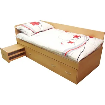 Postel Postel (válenda, pohovka) Maximus - Postel s roštem a úložným prostorem