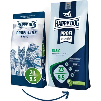 Krmivo pro psa Happy Dog Profi-Line 23/9,5 Basic 4 x 20kg