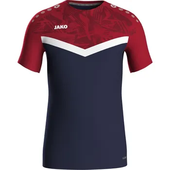 Dámské tričko Triko JAKO Iconic modro červené pánské/dámské Velikost: 42 (dámská)