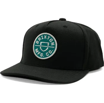Kšiltovka Kšiltovka Brixton - Crest C Mp Snapback - Black/Silver Pine