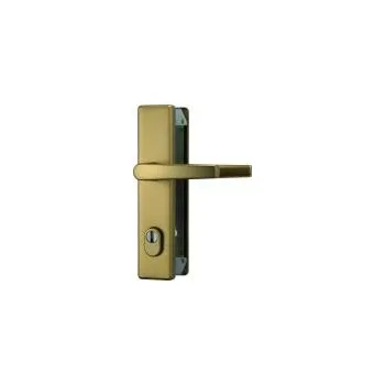 Dveřní kování KLZS714 F4 hranatá klika/klika (KLZS714 F4 hranatá klika/klika)