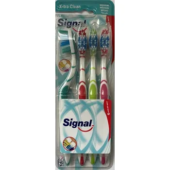 Zubní kartáček Signal zubní kartáček Extra Clean Medium 4 ks