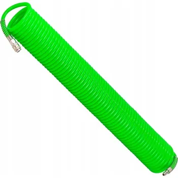 Příslušenství ke kompresoru Spirálová hadice s rychlospojkami 14x10mm 15m