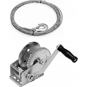 Stavební technika Ruční lanový naviják 20m, nosnost 750kg, DROMADER