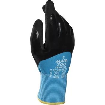 Pracovní rukavice Mapa Professionnel Tempice 700 - rukavice proti chladu Barva: Modrá, Velikost rukavic: 9 - 9,5 XL