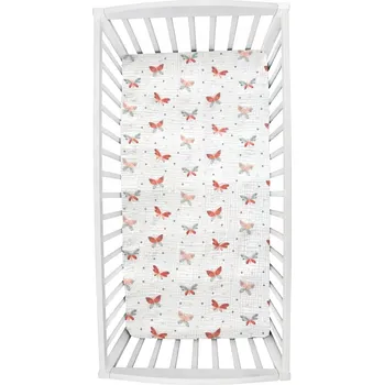 Prostěradlo PROSTĚRADLO MUŠELÍNOVÉ DO POSTÝLKY 120x60