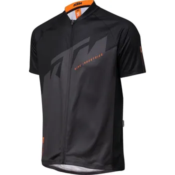 cyklistický dres Cyklistický dres KTM Factory Character krátký rukáv Black/grey XL