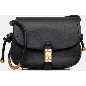 Kabelka Kožená kabelka Pinko černá barva, 103831 A1ZX 103831.A1ZX 99X, vel. ONE SIZE
