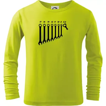 Dětská móda Opravář piva - Triko dětské Long Sleeve - 104-110cm / 3-4 roky ( Limetková )