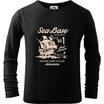 Chlapecké tričko Sea Base - Triko dětské Long Sleeve - 104-110cm / 3-4 roky ( Černá )