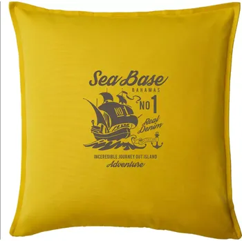 Polštář Sea Base - Polštář 50x50 - 50x50 - Pouze potah ( Žlutá )