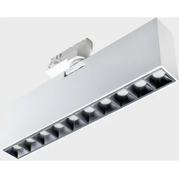 KOHL-Lighting NSES Tracklight 280x45 mm bílá-černá 20 W 30D CRI 90 3000K Non-Dimm