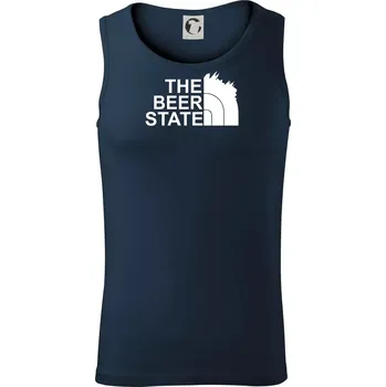 The Beer State - Praha - Tílko pánské Core - XL ( Námořní modrá (velmi tmavá - téměř černá) )