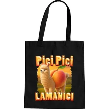 Žertovný předmět Pici pici lamanici - lama broske - Italian Brainrot - taška s potiskem- Tričkový.cz