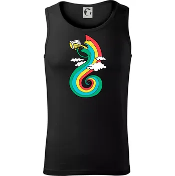 Piju jako duha (Pecka design) - Tílko pánské Core - 2XL ( Černá )