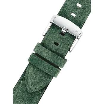 Řemínek na hodinky Kožený řemínek Morellato Schumann 5805D92.073 M, zelený, recyklovaný materiál
