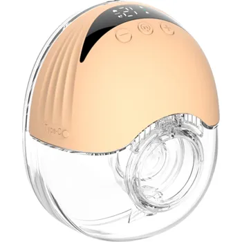 Odsávačka mléka Přenosná elektrická odsávačka mateřského mléka 210 ml Bez BPA 4 režimy 12 úrovní s LED displejem Odsávání mléka pro kojící matky oranžová