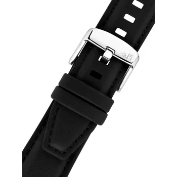 Řemínek na hodinky Koženkový řemínek Morellato Sanremo 5967432.019 M, černý