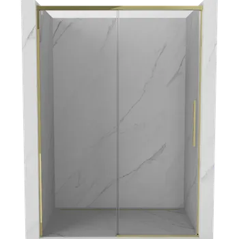 Sprchové dveře Mexen Rox posuvné sprchové dveře 160 cm, transparentní, zlaté - 8C2-160-000-50-00 Sprchové dveře