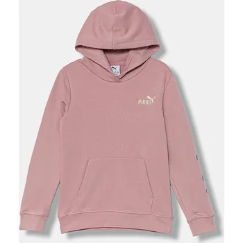 Chlapecká mikina Dětská mikina Puma TWEENERVERSE Hoodie TR G růžová barva, s kapucí, s potiskem, 688504 30X, vel. 176
