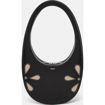 Kabelka Kožená kabelka Coperni Petal Swipe COPBA01PF6031 černá 99X, vel. ONE SIZE