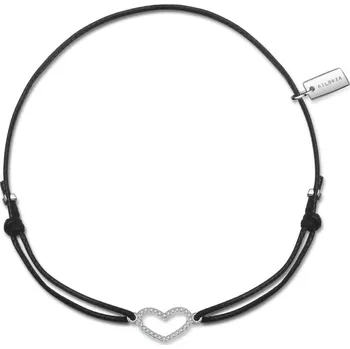 Náramek Ailoria - LÉA Náramek černý/stříbrný Náramky dámské