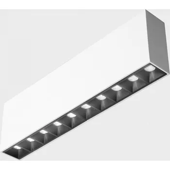 KOHL-Lighting NSES stropní svítidlo 270x35 mm bílá-černá 20 W 30D CRI 90 3000K Non-Dimm