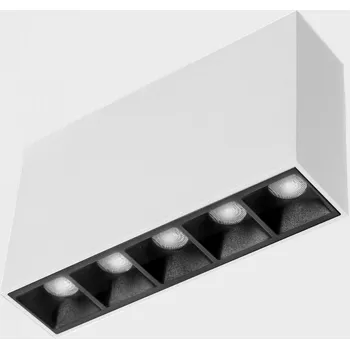 KOHL-Lighting NSES stropní svítidlo 137x35 mm bílá-černá 10 W 30D CRI 90 4000K Non-Dimm