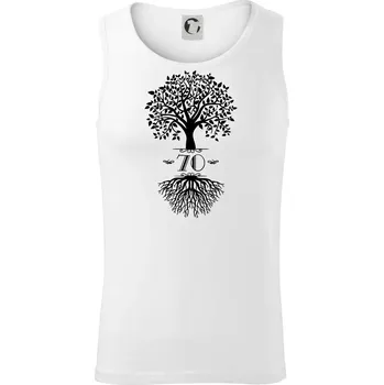 Narozeninový strom 70 - Tílko pánské Core - 2XL ( Bílá )