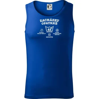 Zacházet opatrně 45 - Tílko pánské Core - 2XL ( Královská modrá )