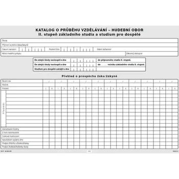 Umění Katalog o průběhu studia pro II. stupeň - hudební obor