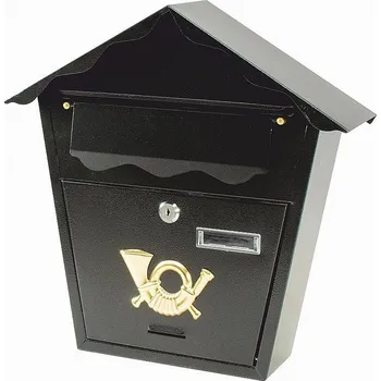 Železářství Poštovní schránka Romantic černá, 36x36x10cm