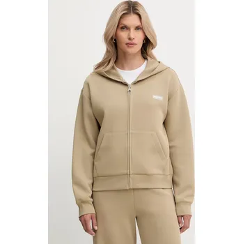 Dámská mikina Mikina Patrizia Pepe dámská, béžová barva, s kapucí, hladká, 8M1707 J305 8M1707.J305 80X, vel. 38