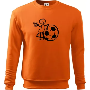 Pánská mikina Velký fotbalista - Mikina Essential pánská - M ( Oranžová )