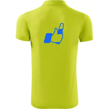 Pánská košile FCB pivo - Polokošile Victory sportovní (dresovina) - M ( Limetková )