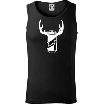 Pivo plechovka - Tílko pánské Core - M ( Černá )