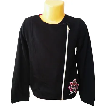 Dívčí mikina Sun City Dívčí mikina L.O.L. na zip atypická černá Barva: Černá, Velikost: 110