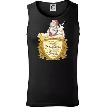 Drsnej santa - Tílko pánské Core - M ( Černá )