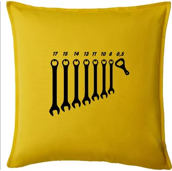 Polštář Opravář piva - Polštář 50x50 - 50x50 - Pouze potah ( Žlutá )