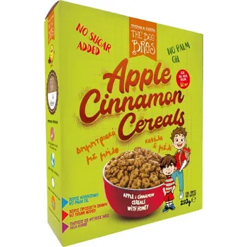 The Bee Bros Medové cereální hvězdičky s jablkem a skořicí 250g THE BEE BROTHERS