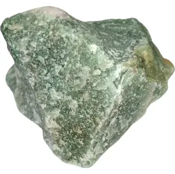 Zelený avanturín – přírodní surový kámen 875 g pro feng shui a harmonii (s žílou křišťálu)