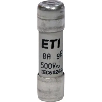 Autopojistky ETI POJISTKA CH10 GG 8A/500V VÁLCOVÁ 002651016