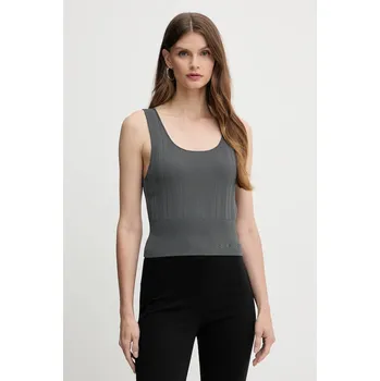 Top Armani Exchange zelená barva, XW001303 AF10352 XW001303.AF10352 77X, vel. XS