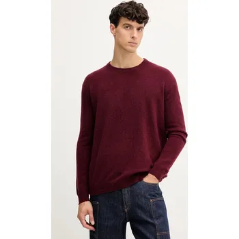 Pánský svetr Vlněný svetr American Vintage pánský, vínová barva, MRAX18A 83X, vel. L