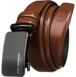 PETERSON Pánský kožený opasek PETERSON PTN 2A002 hnedý
