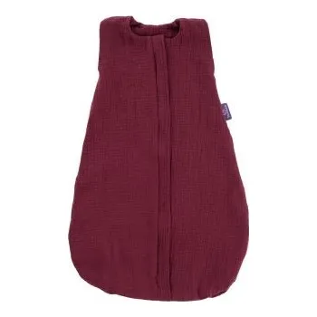 Spacák Träumeland Letní spací pytel Liebmich Musselin - Beerenrot, 110 cm
